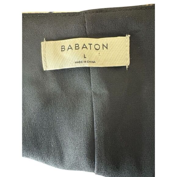 Aritzia Babaton Wallace Black Floral Wrap Dress Size Large - Picture 5 of 5